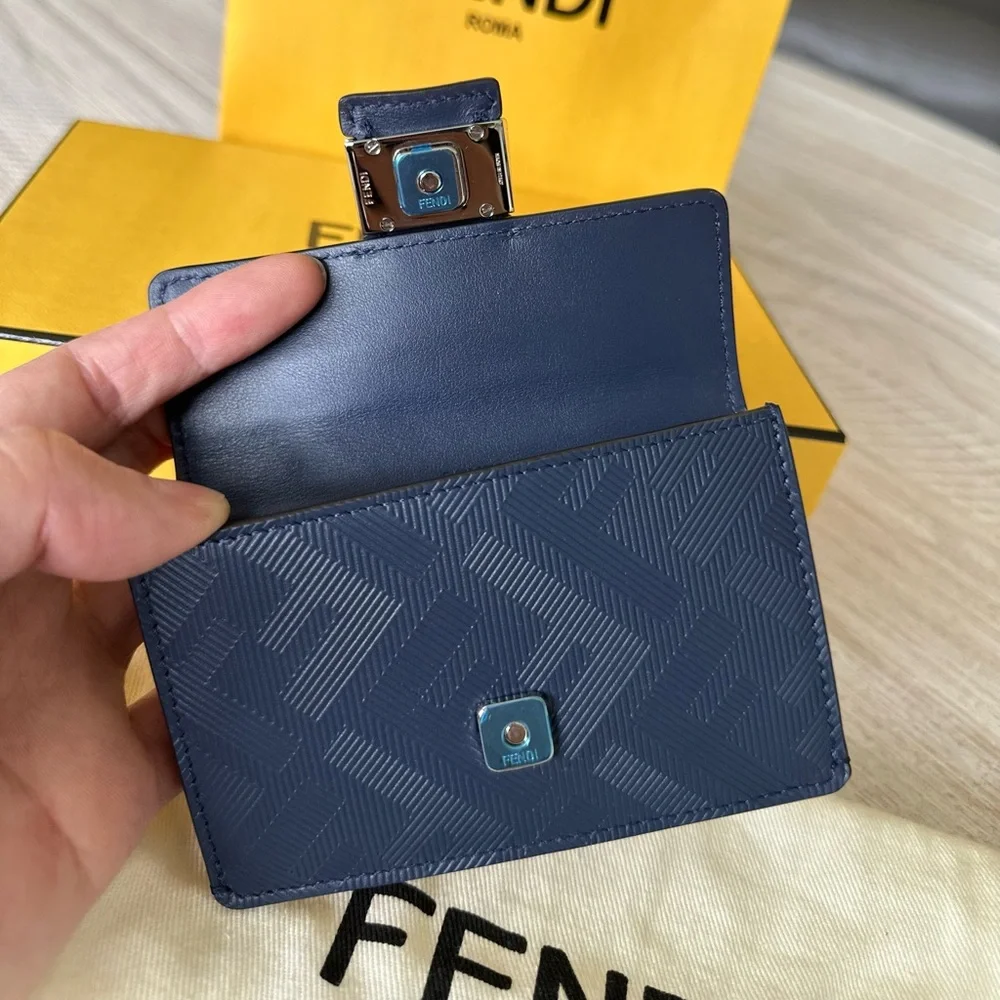 FENDI Blue Wallet - Cardholder - Picture 5 of 11